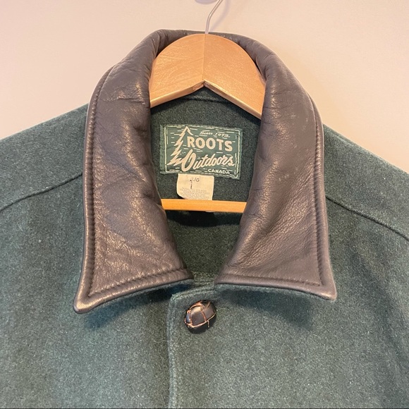 Vintage 90s Wool Roots Jacket Shacket - Picture 10 of 10